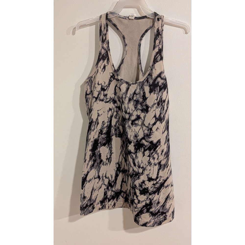 Lululemon CRB Cool Racerback Tank Top Great Granite & Mojave Black, Women's Sz 6